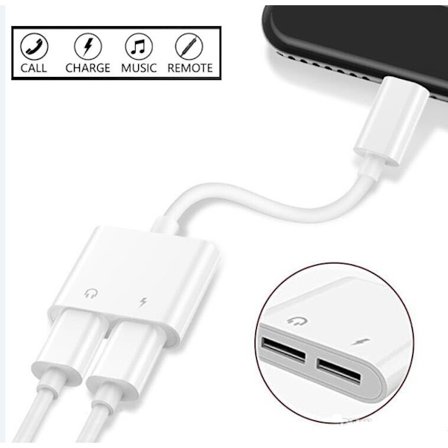 2 in 1 iPhone 7/8/X Dual Lightning Adapter / Splitter