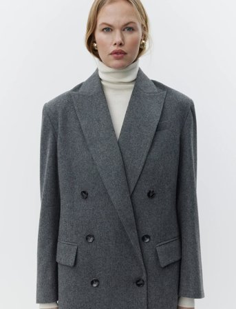 Day Birger et Mikkelsen Amir - Melange Wool - Grey - 40