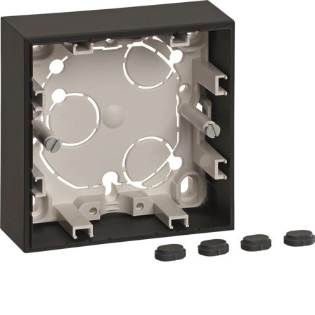 Berker S.1 Förhöjningsram Låg, 1 fack, Strömbrytare & vägguttag