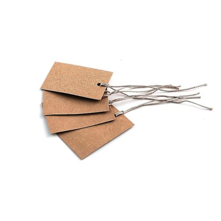 2x50 Stora/buff (manilla) Strängade 134x67mm Tagg/banderoll På Bagagehantverksetiketter (100) db