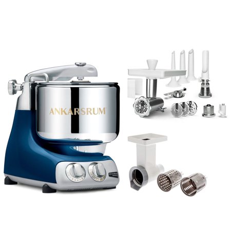 Ankarsrum Köksmaskin, stort tillbehörspaket, ocean blue | Köksmaskiner > Köksassistenter | Bagaren och Kocken