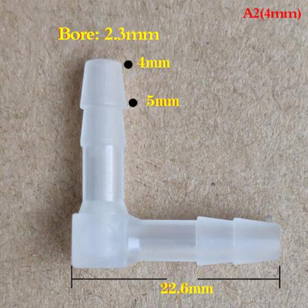 5 Stk 2,4~20mm Pp Armbågsanslutningar Akvariumtankbeslag Air Pu