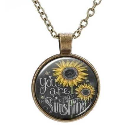 Halsband You Are My Sunshine Kompis Partner Solros