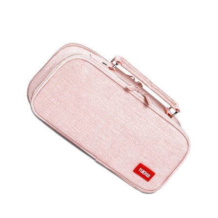 Bærbart canvas penalhus - stor kapacitet