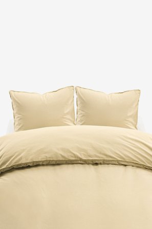 Borganäs of Sweden - Påslakanset Humble Dubbel - Gul - Påslakanset - 220X210 - Från Homeroom