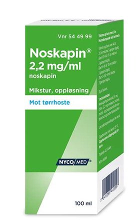 Noskapin 2,2 mg/ml mikstur 100 ml