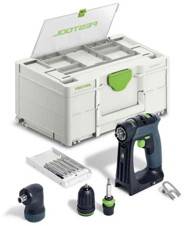 Festool CXS 18-Basic-set Skruvdragare utan batteri och laddare, Maskiner