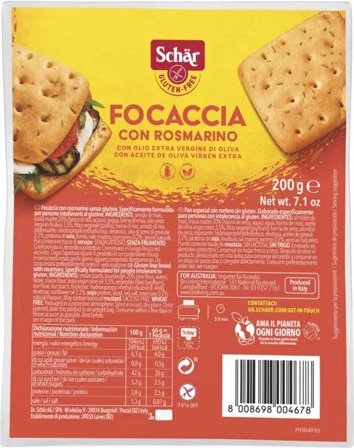 Schar Focaccia Rosmarino 200g