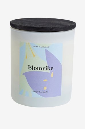 Markslöjd - Blomrike Duftlys, Svart Lilje - Hvit - Duftlys & duftpinner - Fra Homeroom