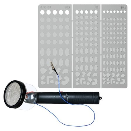 Statisk Flock Master Applikator Genopladelig Elektrostatisk til Sandkassemodel