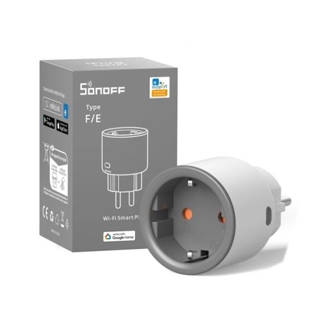 Wifi Smart Plug 16A Current Smart Socket Med Energy Overvåking Fjernkontroll Kontroll Timer
