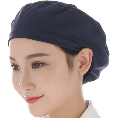 Unisex Støvtæt Åndbar Kokkehue til Køkken Elastisk Fabriksarbejdshat Hårnet