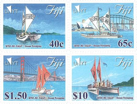 Fiji - Havsejlads - Postfrisk sæt 4v
