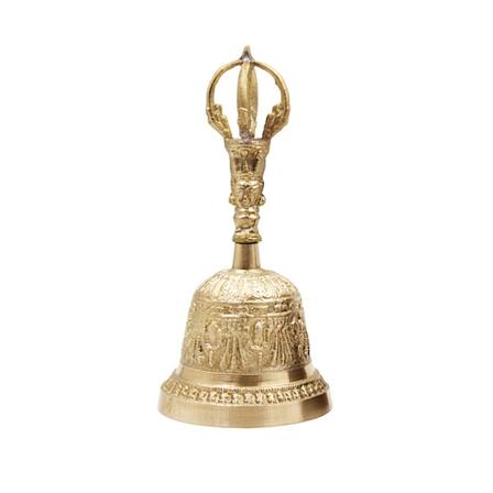 Håndlavet håndklokke te meditation alarm bøn tibetansk buddhistisk klokke