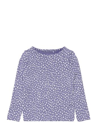 Nmfviline Ls Slim Top Tops T-shirts Long-sleeved T-shirts Blue Name It