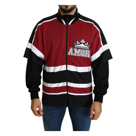 Dolce & Gabbana Amore Sport Full Zipper Sweater Rød, Herre