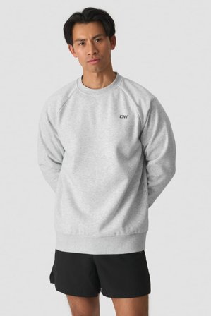ICANIWILL - Everyday Crewneck Light Grey Melange - Heren - sportkleding van ICIW