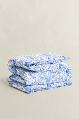 GANT - Key West paisley enkeltdynetrekk 140x200cm og 140x220cm hydrangea blue