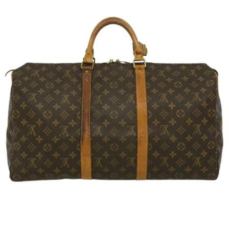 Louis Vuitton Vintage, Pre-owned Leather louis-vuitton-bags Bruin, Dames, Maat:ONE Size