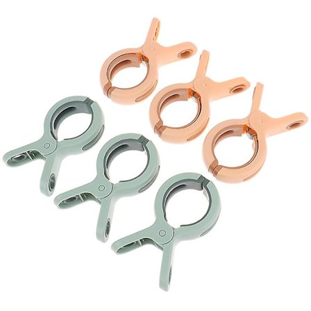 3-pack Strandstolstorklämmor Stora Plast Vindtäta Klädhängare Quiltklämma Hållare Lakansklämmor