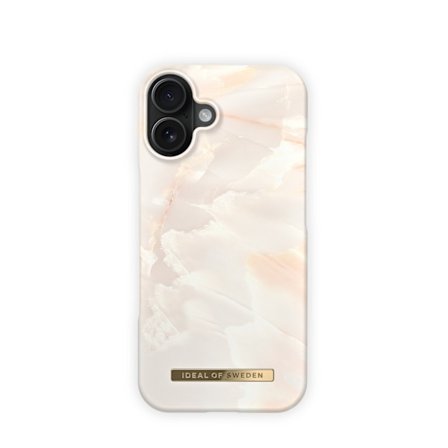 Printed Case iPhone 16 Plus Rose Pearl Marble