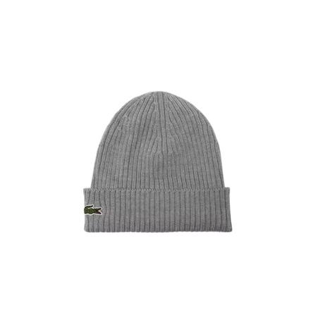 Lacoste, Beanies Grijs, Heren, Maat:ONE Size