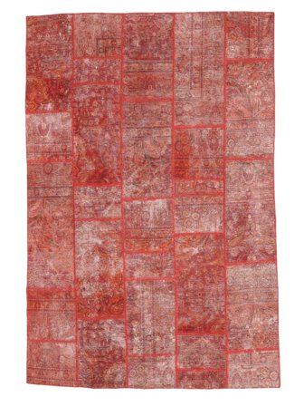 Tappeto Patchwork 166X238 Rosso Scuro/Rosso (Lana, Persia)
