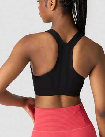 ICANIWILL Rush Seamless Sports Bra - Black - S
