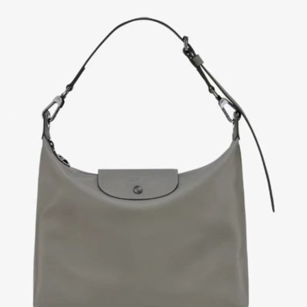 Grå Blød Læder Crossbody Taske En Skulder Håndtaske Crossbody