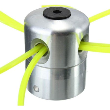 Universell grästrimmer i aluminium med nylontrådsspole för gräsklippare