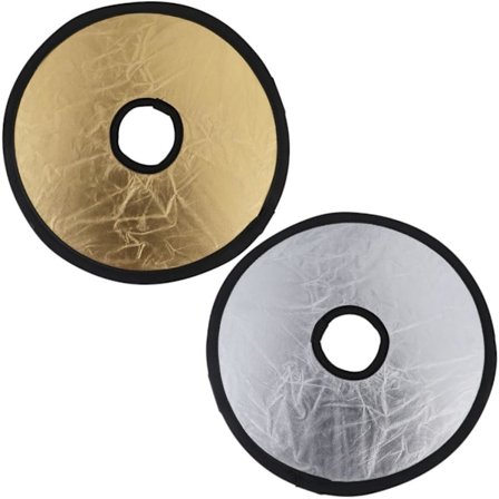 Kevyt 2-in-1 kokoontaittuva salamanheijastin valokuvausstudiovalaisua varten