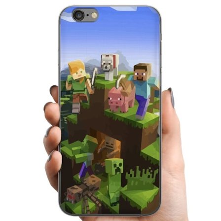 Kompatibelt Mobilskal till Apple iPhone 6 Plus MineCraft