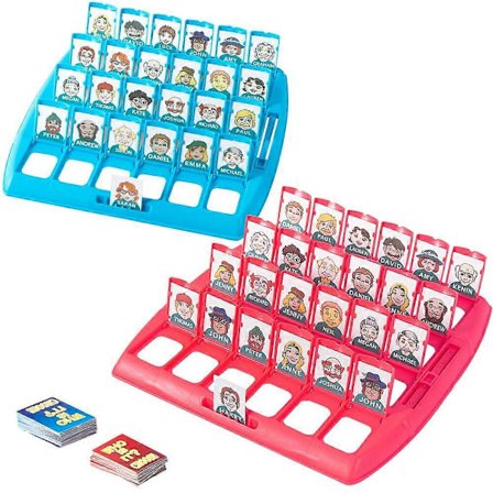 Gæt Hvem Brætspil, Hvem er det? Gæt Hvem Hvad Er Deres Navn Klassisk Gættespil, Uddannelsesspil Til Børn, Brætspil Forældre(h)