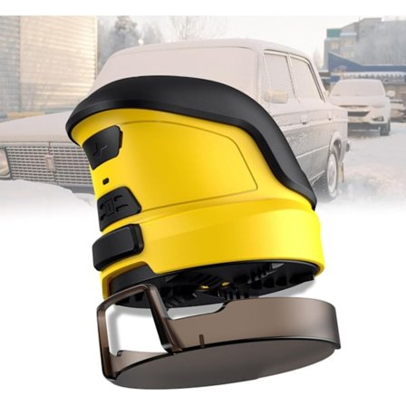 Elektrisk Isskrapa, Snöborste för Bil, Skonsam för Lack, Vintertillbehör för Bilen, Snöröjning och Avisning, Uppladdningsbar, Perfekt för Vindruta