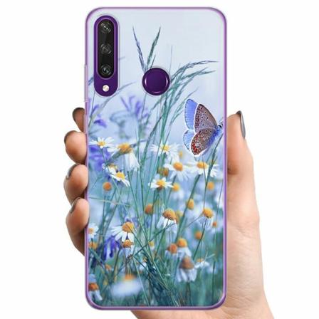 Huawei Y6p Tpu Mobilskal Blommor