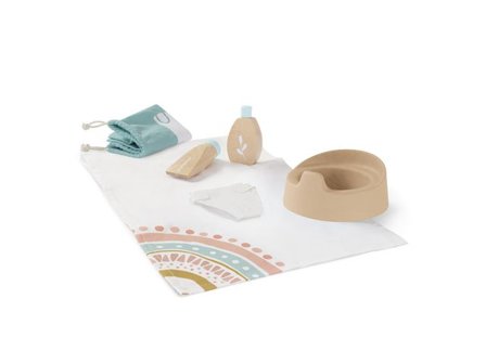 MINILAND Potta set till docka i trä 6 delar - Lyreco - Skola och förskola - Lekmaterial - Dockvagnar och docktillbehör