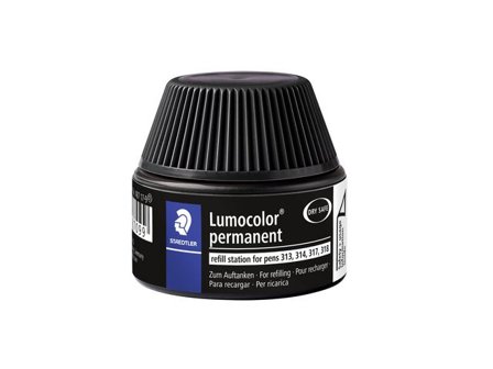 STAEDTLER Lumocolor Refill universal permanent 15ml svart - Lyreco - Kontorsmaterial - Pennor - Pennpatroner