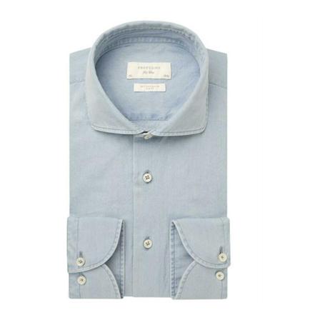 Profuomo, Shirt Blauw, Heren, Maat:XS