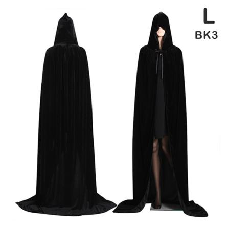 Medeltida Vampyr Hooded Kappa Häxkappor Halloween Kostym