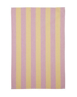 Keittiöpyyhe Amalia, lohkoraita Roosa