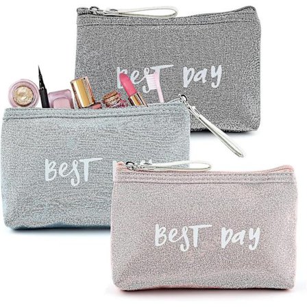 3 stk. Makeup Taske, Kosmetikposer Vandafvisende Rejse Bærbar Makeuppung Toiletartikler Opbevaring Organizer