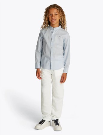 Tommy Hilfiger Linen Viscose Pant - White - 140