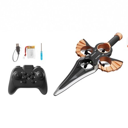 Fjärrkontroll Flygande Svärd Set - Lättflugen stunt RC-plan för barn och vuxna, uppladdningsbar leksak med ljus, perfekt födelsedagspresent