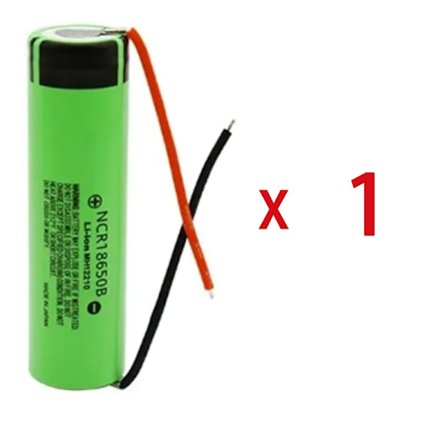 Panasonic New Original NCR18650B 3,7v 3400mAh 18650 Li-ion genopladeligt batteri Svejsning Silicagel Kabel gør det selv
