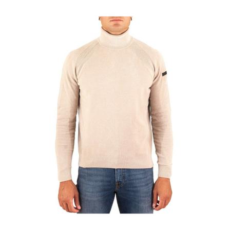 Rrd, Knitwear Wes 031Kinitvelvetturtleneck Beige, Heren, Maat:XL