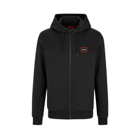 Hugo Boss Zip-throughs , Zwart , Heren , Maat: 2XL Hoodies & sweatvesten