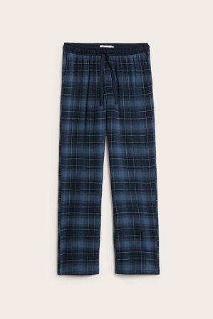 Kappahl | Flanellbyxor Blå S | Blå