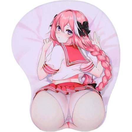 Astolfo 3D Anime Musmattor med handledsstöd Fate/Grand Order Musmattor (Astolfo 2)