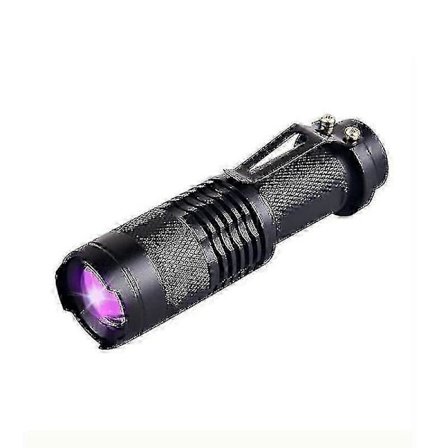 Lett håndholdt Wood's lampe Ultraviolett Diagnostisk Uv Hud Soppdeteksjonsanalysator + lommelyktfunksjon/YY