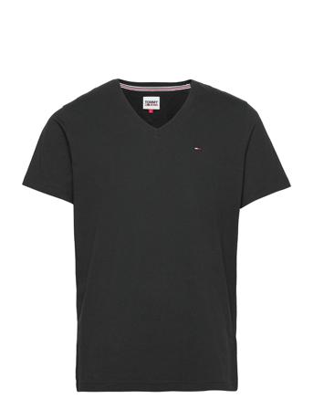 Tjm Original Jersey V Neck Tee T-shirt Sort Tommy Jeans